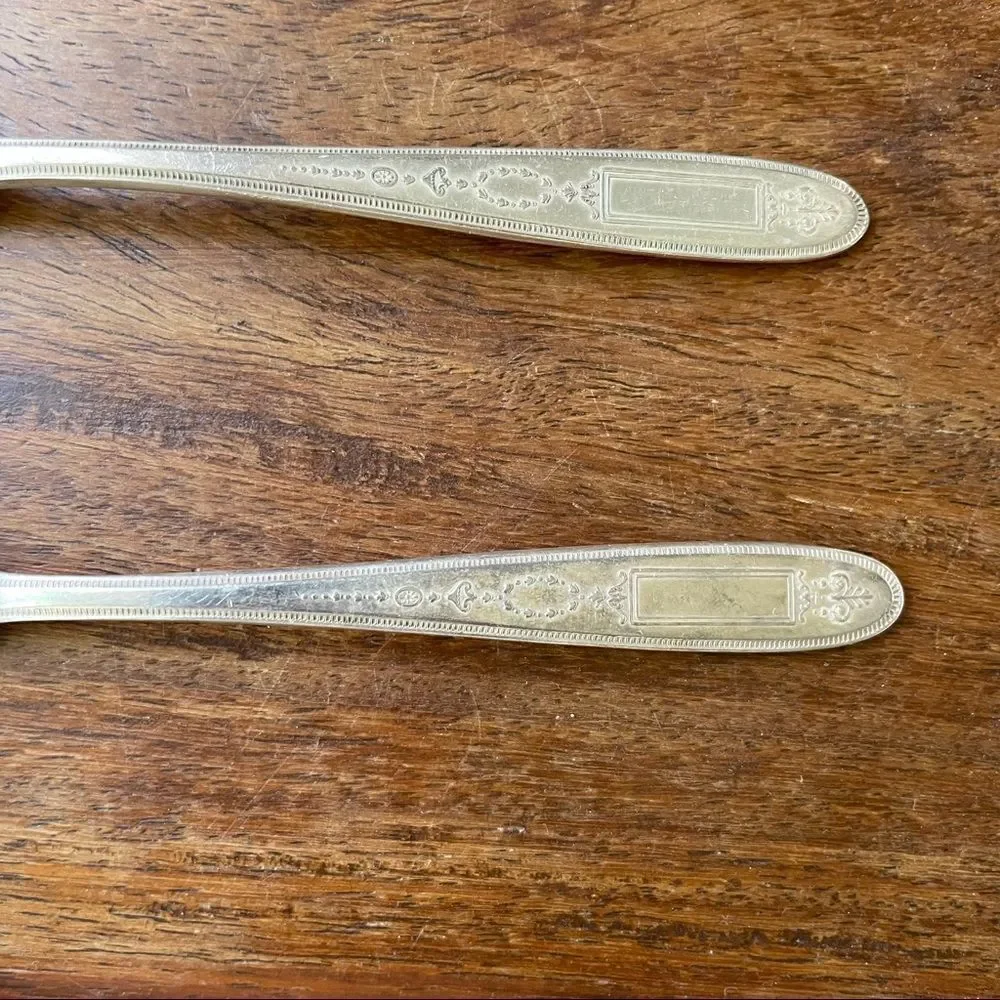 Antique 1921 Oneida Community Plate Grosvenor Teaspoons Set of 6 No Monogram